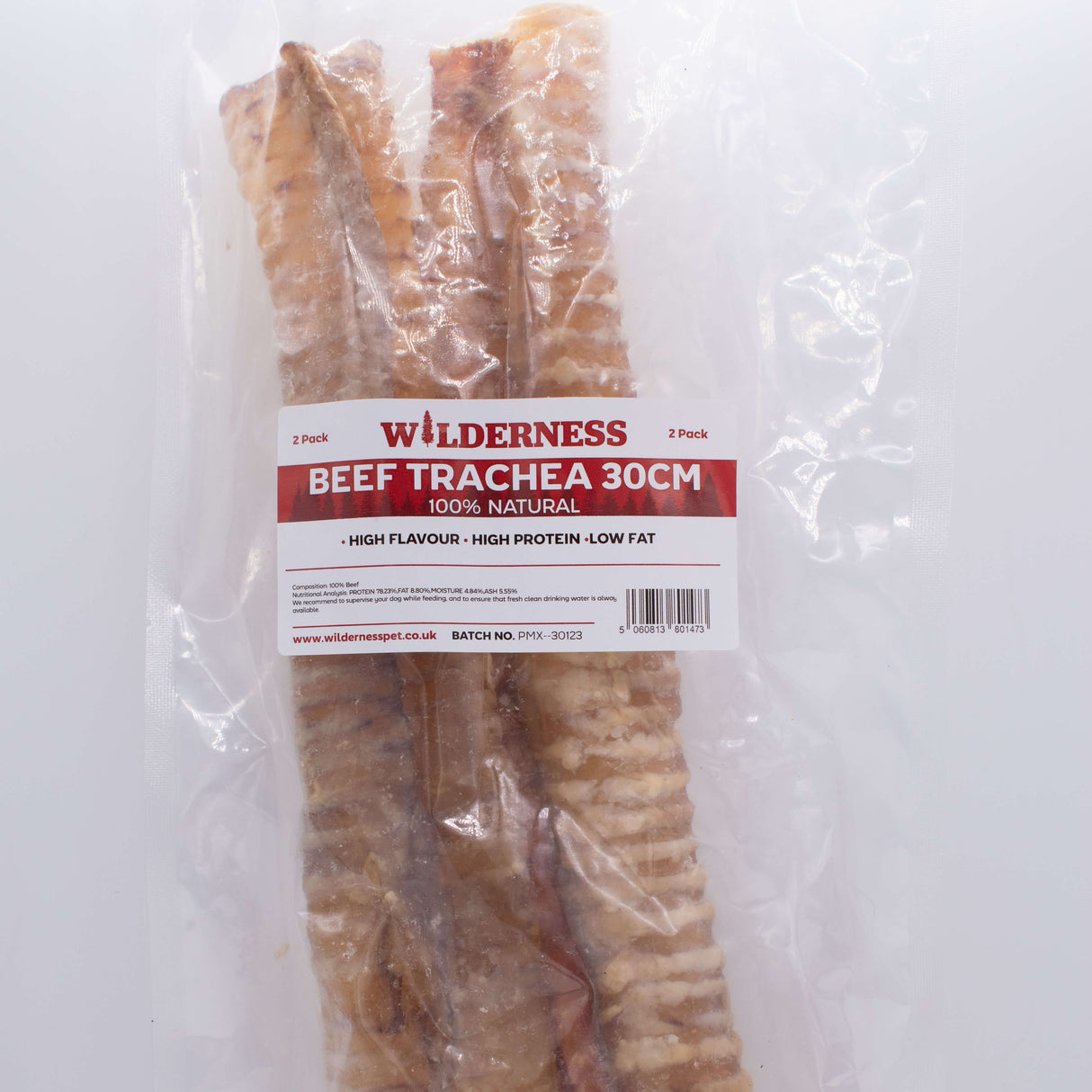 Wilderness Beef Trachea 30cm 2Pack