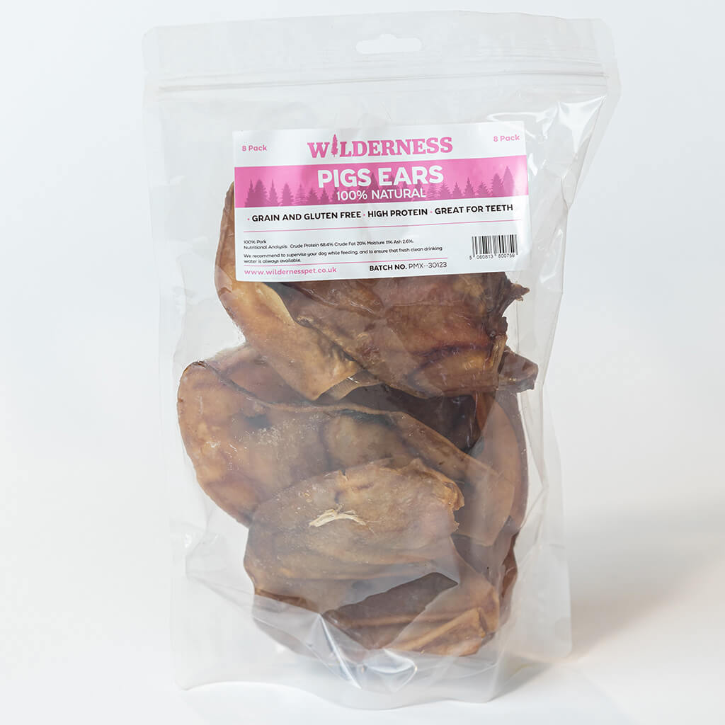 Wilderness Pig Ears 8 Pack